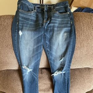 Cropped jeggings from American eagle